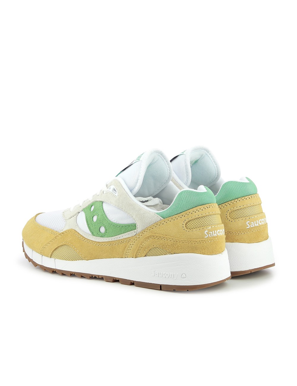 Saucony Shadow 6000 White Yellow Green S70441-42