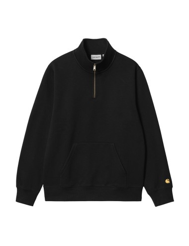 Carhartt WIP Chase Neck Zip Sweatshirt Black Gold I027038-00F-XX