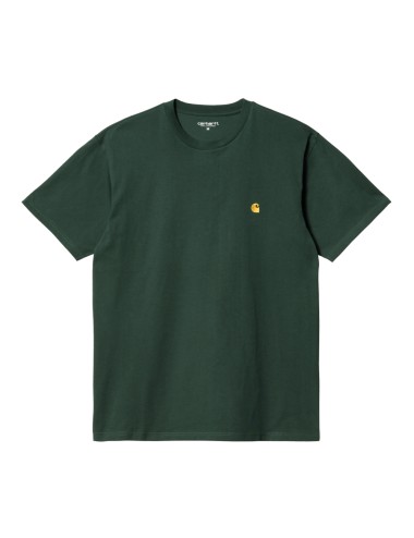 Carhartt WIP S/S Chase T-Shirt Discovery Green Gold I026391-1NV-XX
