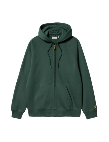 Carhartt WIP Hooded Chase Jacket Discovery Green Gold I026385-1NV-XX