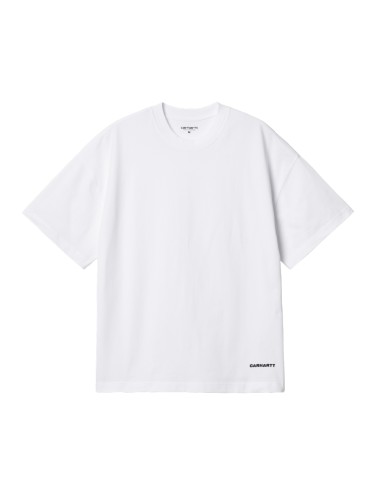 Carhartt WIP S/S Link Script T-Shirt White Black I031373-00A-XX