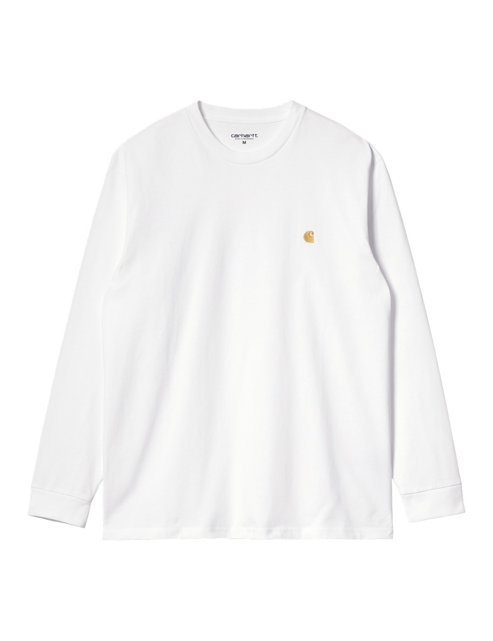 Carhartt WIP L/S Chase T-Shirt White Gold I026392-00R-XX