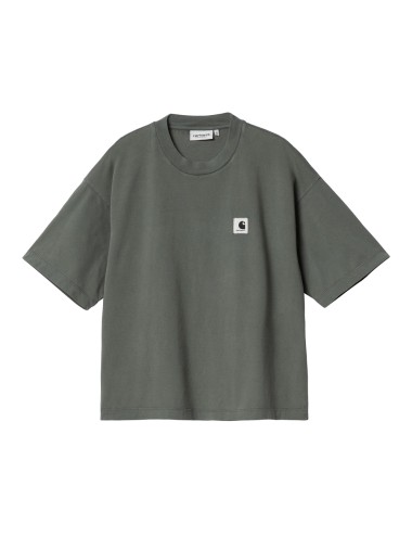 Carhartt WIP W' S/S Nelson T-Shirt Smoke Green Garment Dyed I032531-1ND-GD