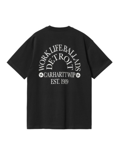 Carhartt WIP S/S Work Varsity T-Shirt Black Wax I032425-K02-XX