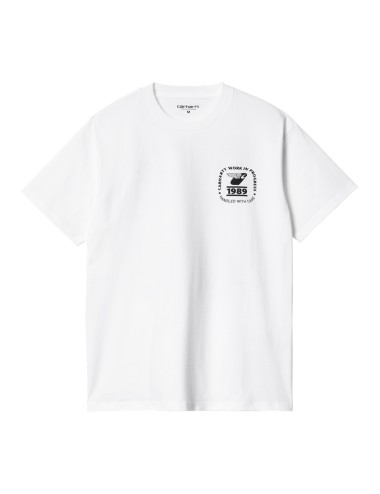 Carhartt WIP S/S Stamp State T-Shirt White Black I032374-00A-XX