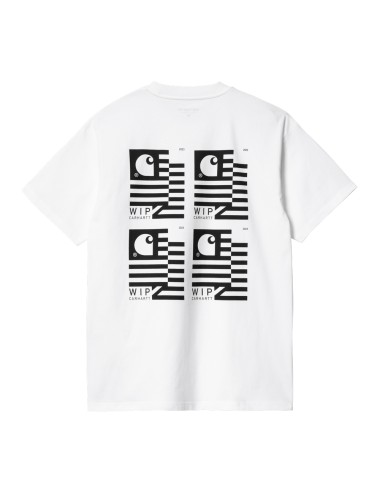 Carhartt WIP S/S Stamp State T-Shirt White Black I032374-00A-XX