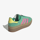 Adidas Gazelle Bold W Court Green Lucid Pink Pure Sulfur Jh9668