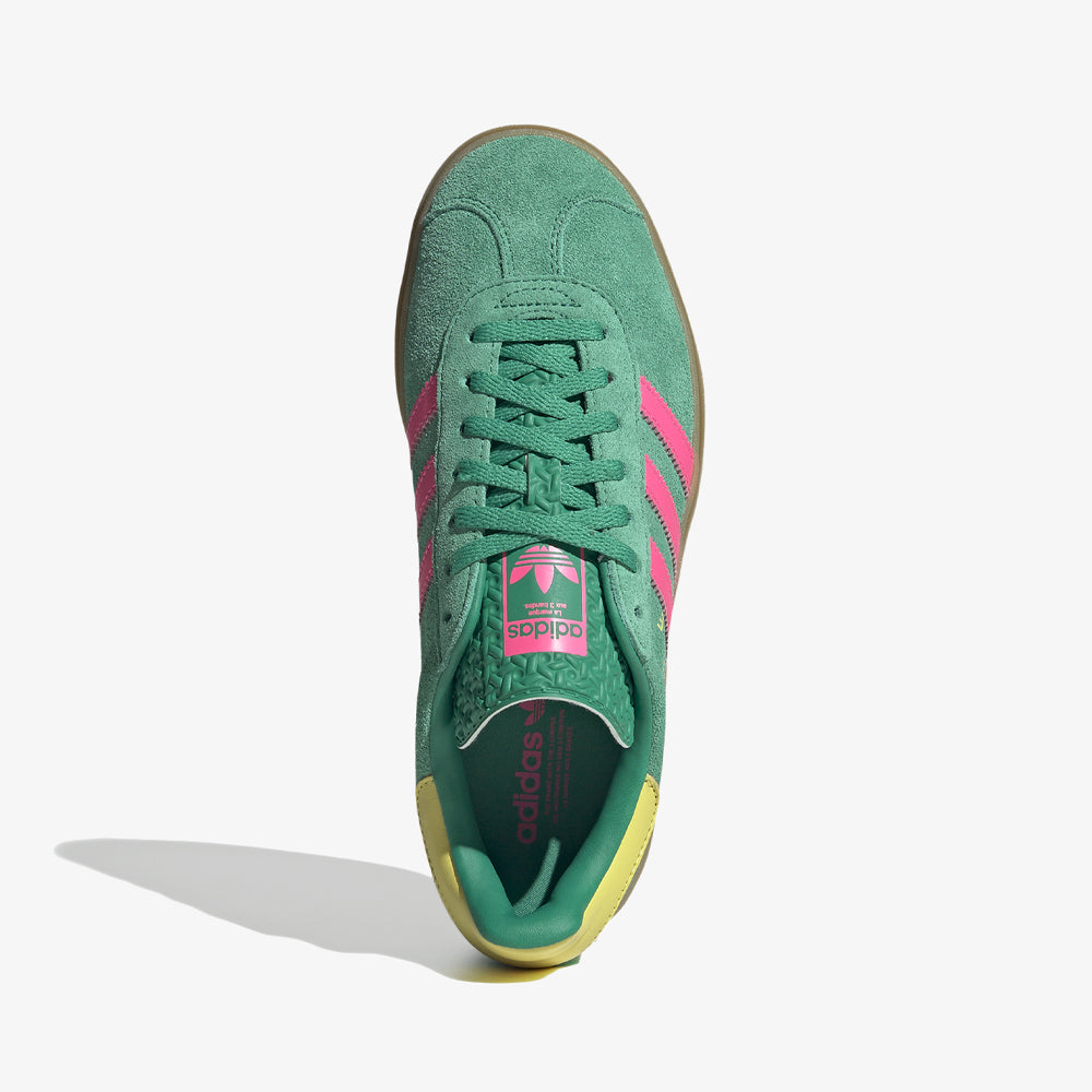 Adidas Gazelle Bold W Court Green Lucid Pink Pure Sulfur Jh9668