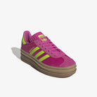 Adidas Gazelle Bold W Semi Lucid Fuchsia Solar Slime Gold Metallic Ji2705
