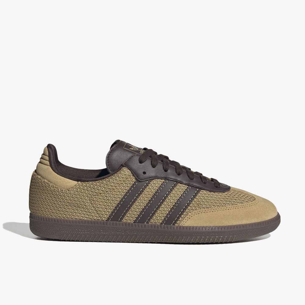 Adidas Samba Og Golden Beige Dark Brown Gum Jr0884