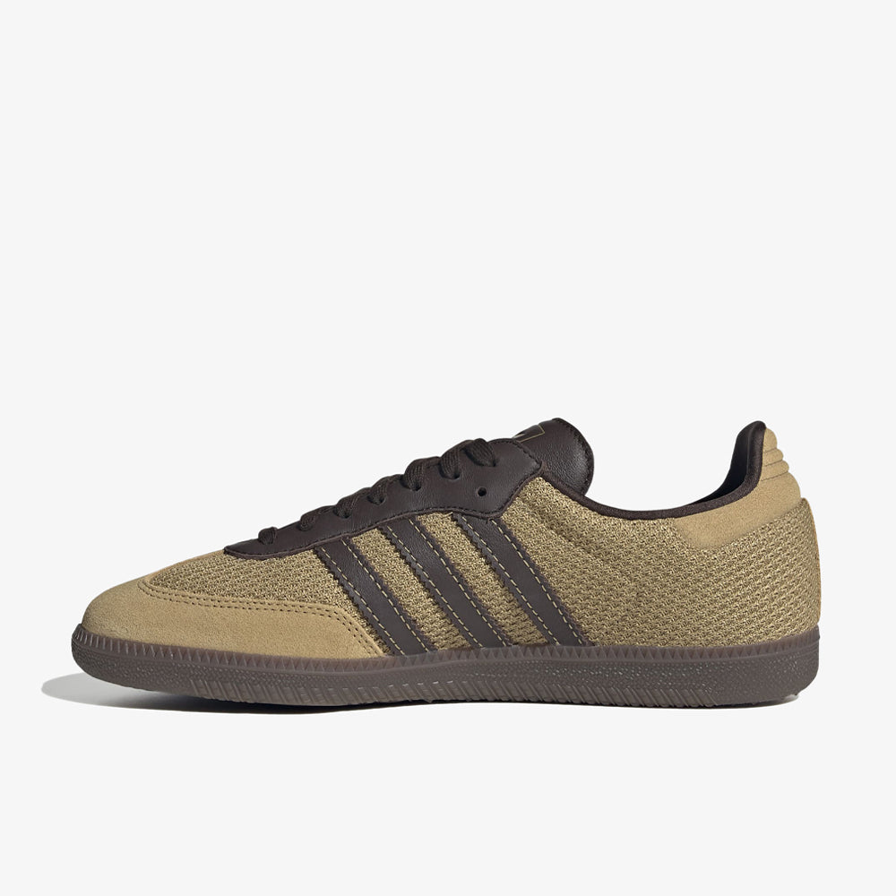 Adidas Samba Og Golden Beige Dark Brown Gum Jr0884