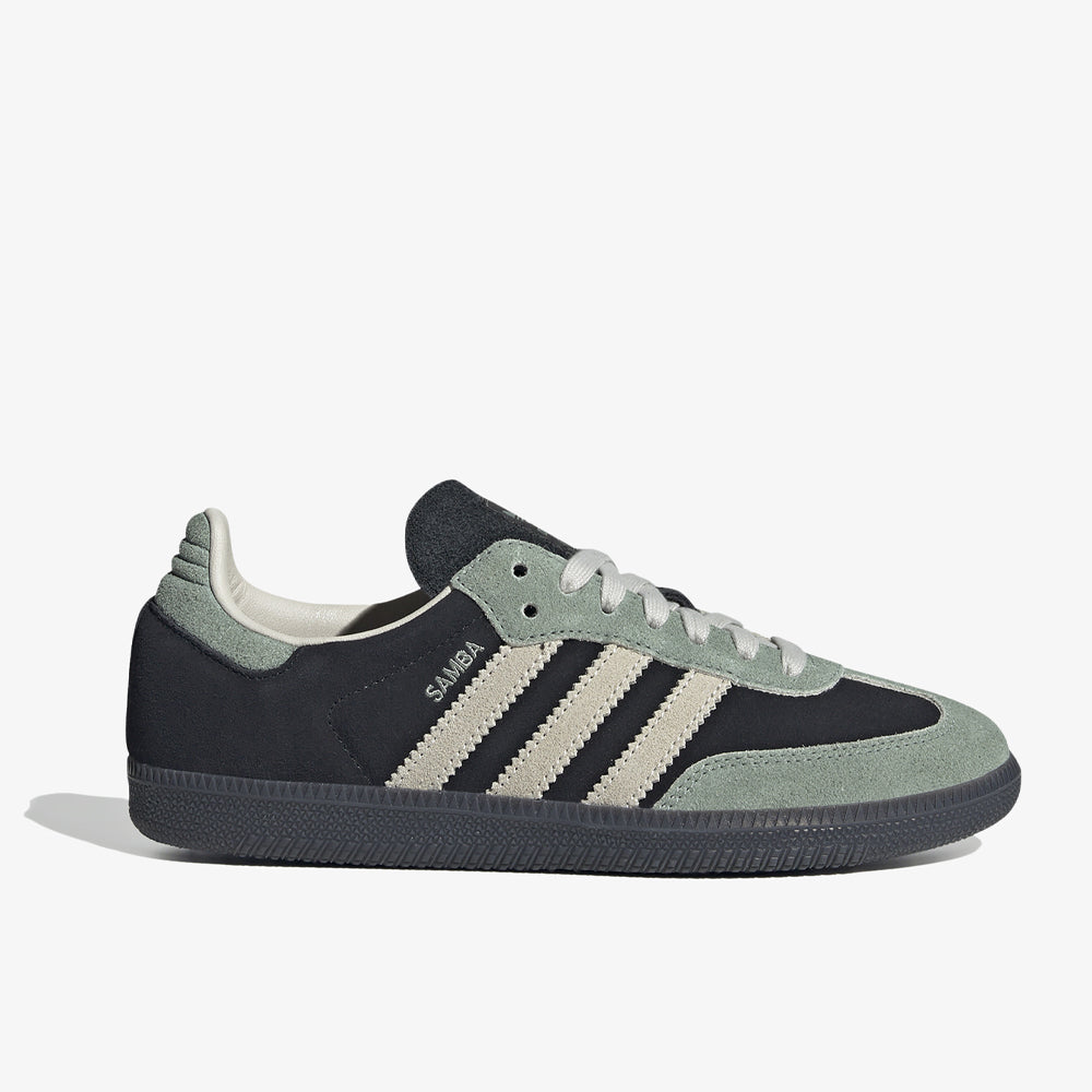 Adidas Samba Og W Core Black Alumina Silver Green JI2680 Street