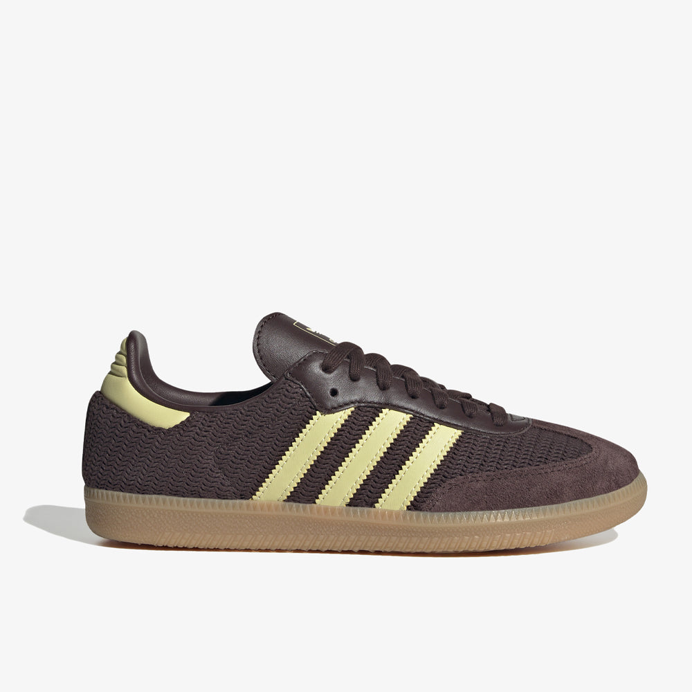 Adidas Samba Og W Shadow Brown Powder Yellow Gum Jr8167