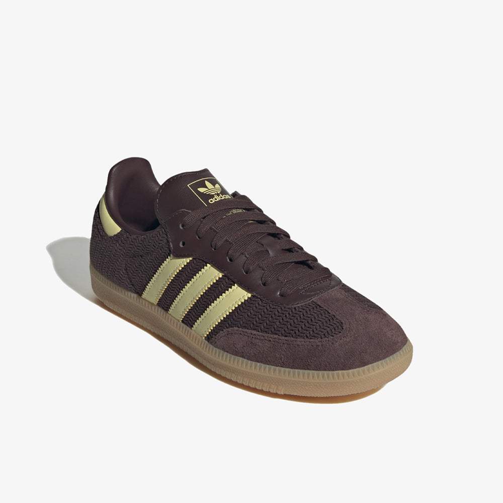 Adidas Samba Og W Shadow Brown Powder Yellow Gum Jr8167