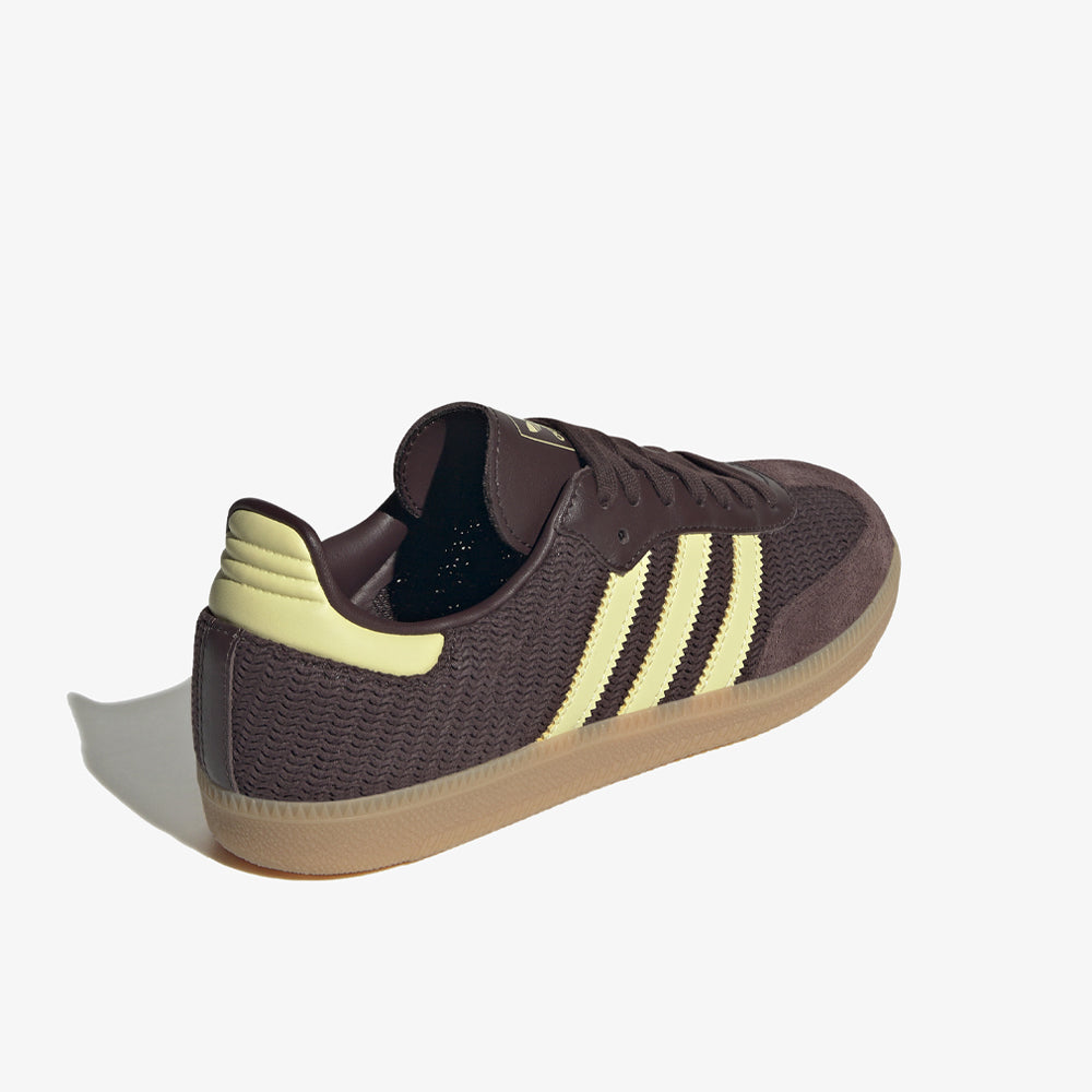 Adidas Samba Og W Shadow Brown Powder Yellow Gum Jr8167