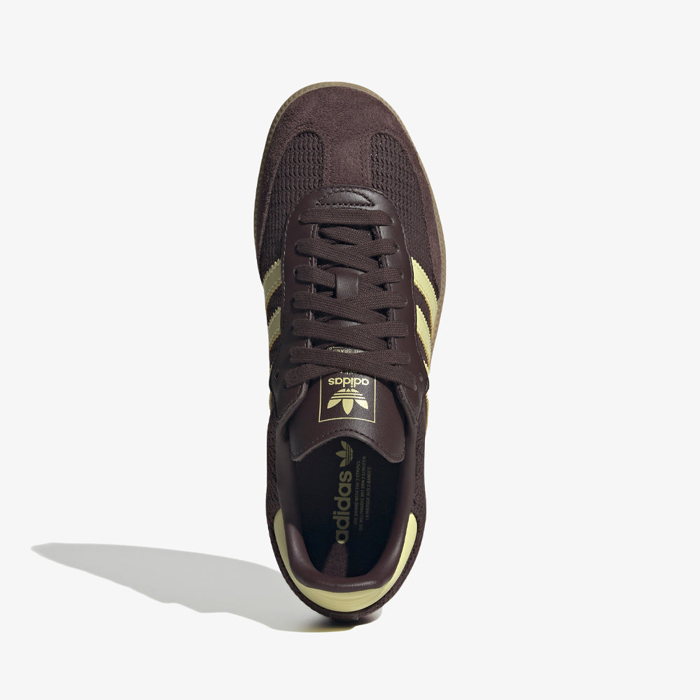 Adidas Samba Og W Shadow Brown Powder Yellow Gum Jr8167