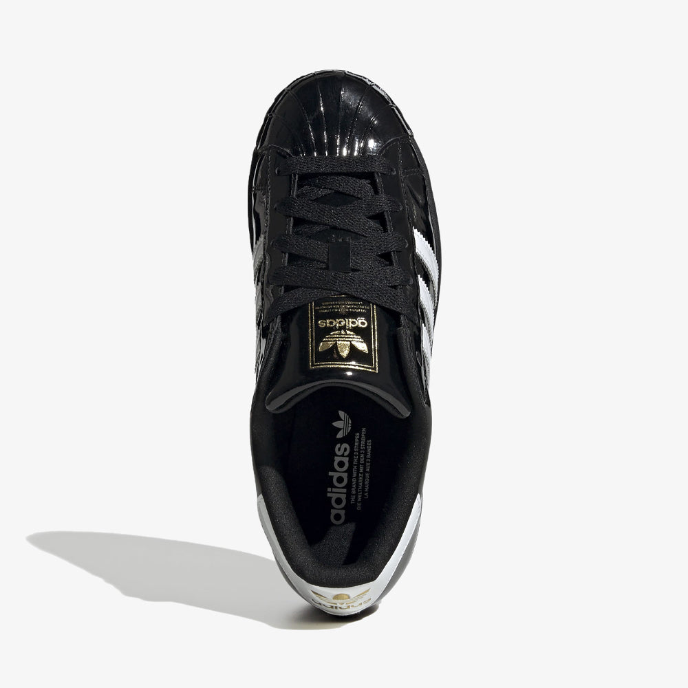 Adidas Superstar Ii W Core Black Cloud White Gold Metallic Js4009