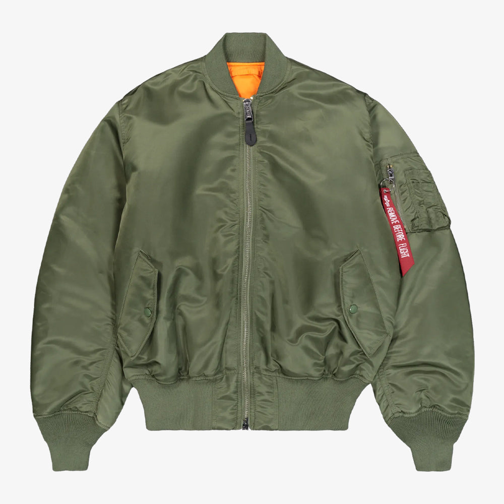 Alpha Industries Ma-1 Heritage Men Bomber Jacke Sage Green 100101-01