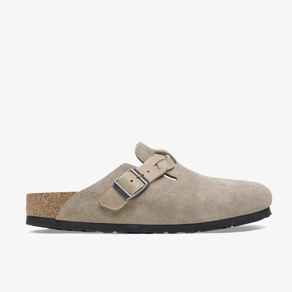 Birkenstock Boston Braided Taupe 1026667 - Street Connexion