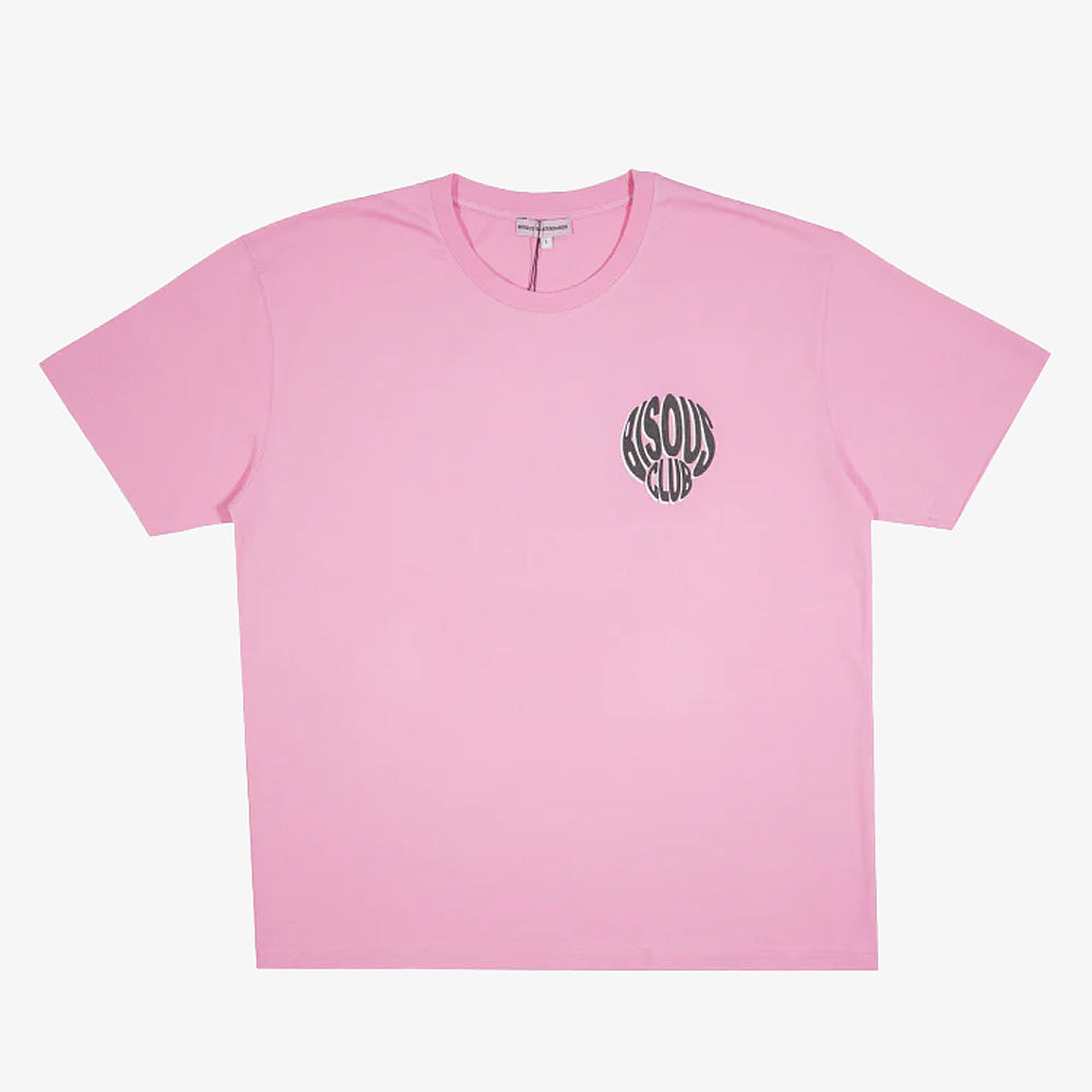 Bisous Skateboards Tshirt Blow Up Pink Ss25/14