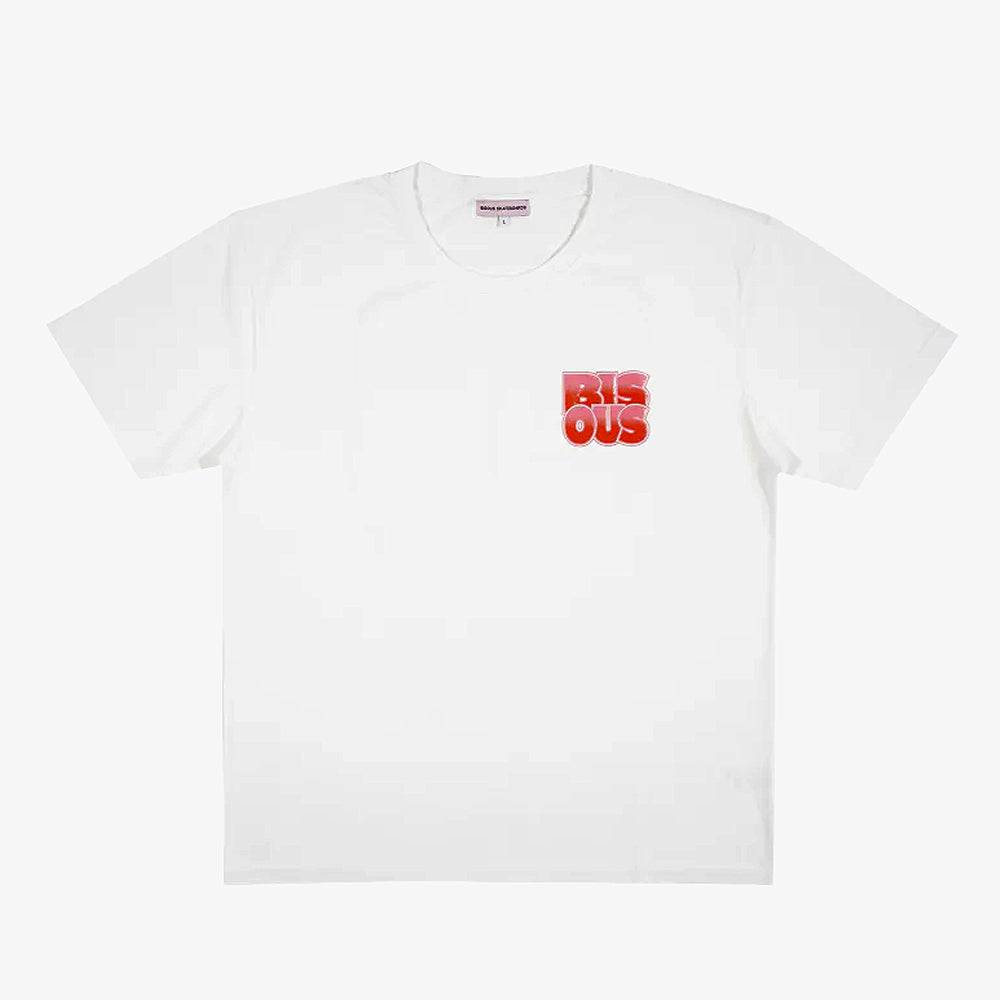 Bisous Skateboards Tshirt Bubble White Ss25/1
