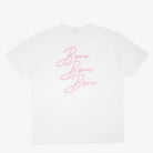 Bisous Skateboards Tshirt Cigarette White