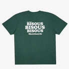 Bisous Skateboards Tshirt Grease Forest Green
