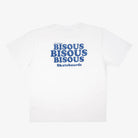 Bisous Skateboards Tshirt Grease White Ss25/5