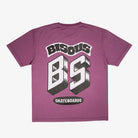 Bisous Skateboards Tshirt Monogram Eggplant Ss25/30