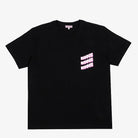 Bisous Skateboards Tshirt Sonics Black