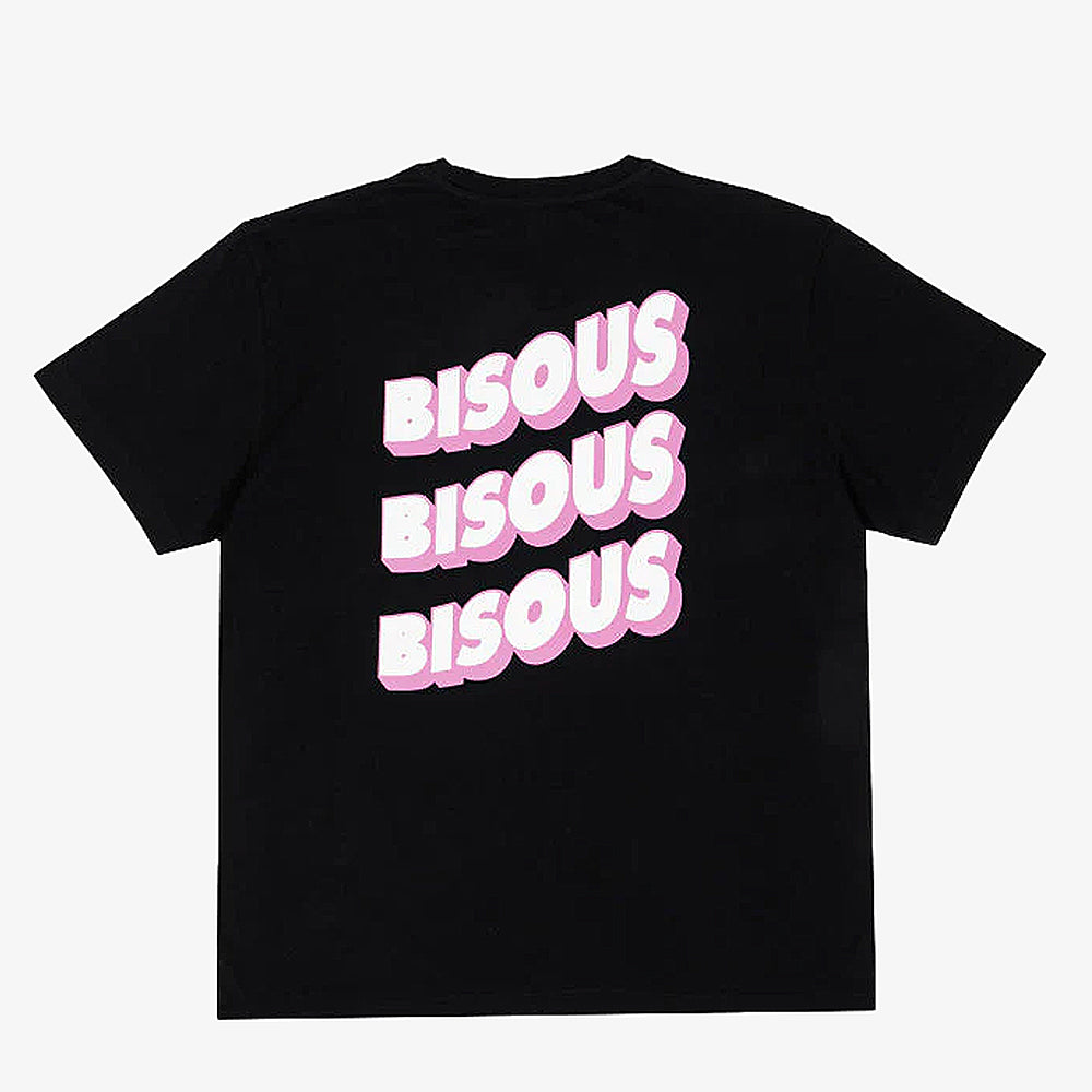 Bisous Skateboards Tshirt Sonics Black