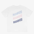 Bisous Skateboards Tshirt Sonics Vichy White