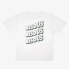Bisous Skateboards Tshirt Sonics White Light Pink Ss25/7
