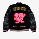 Bisous Skateboards Varsity Jacket Black