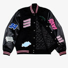 Bisous Skateboards Varsity Jacket Black
