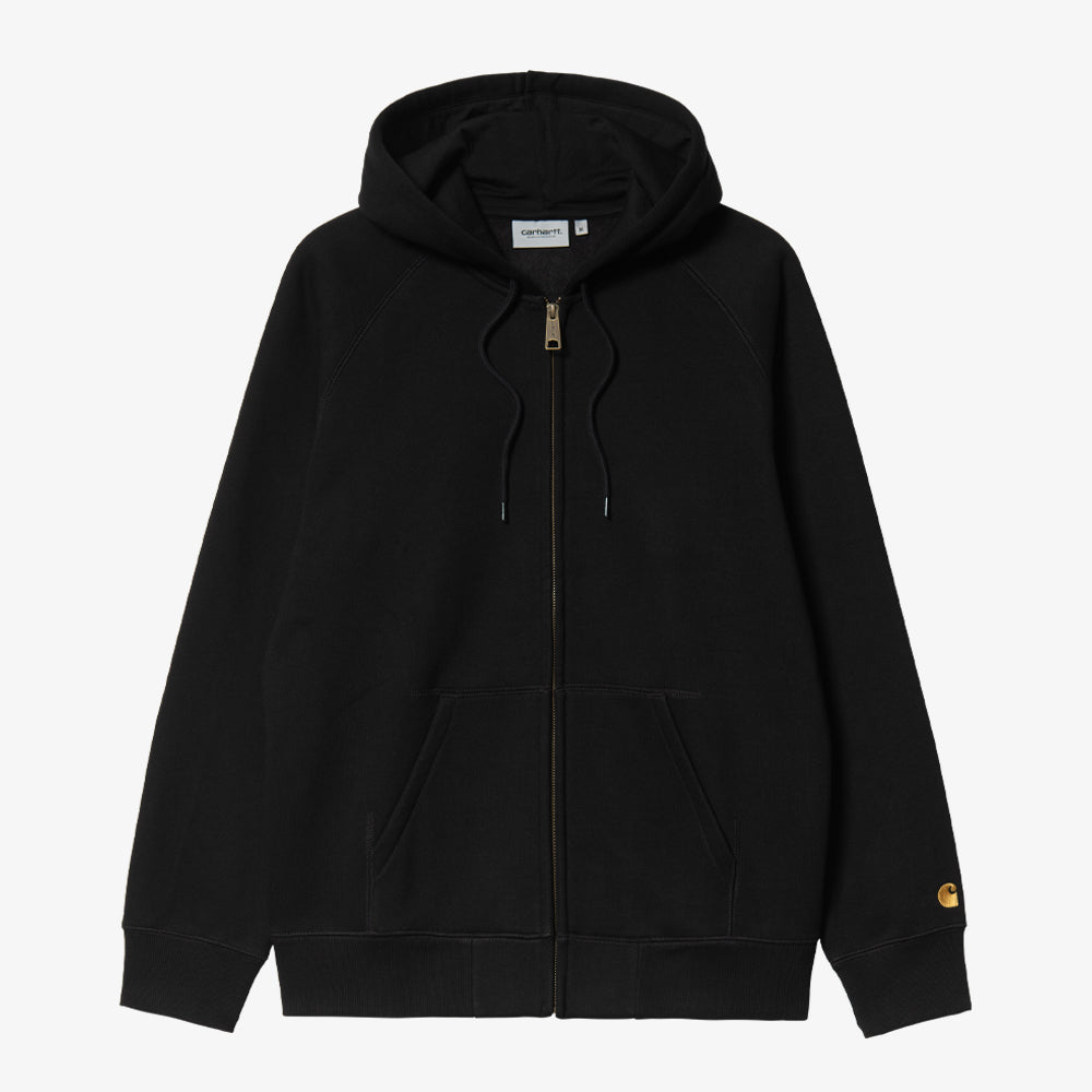 Carhartt Wip Hooded Chase Jacket Black Gold I033664-00f-xx