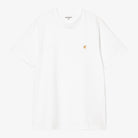 Carhartt Wip S/S Chase Tshirt Logo Or White Gold I026391-00r-xx