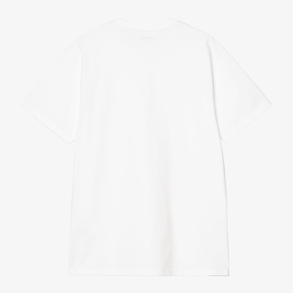 Carhartt Wip S/S Chase Tshirt Logo Or White Gold I026391-00r-xx