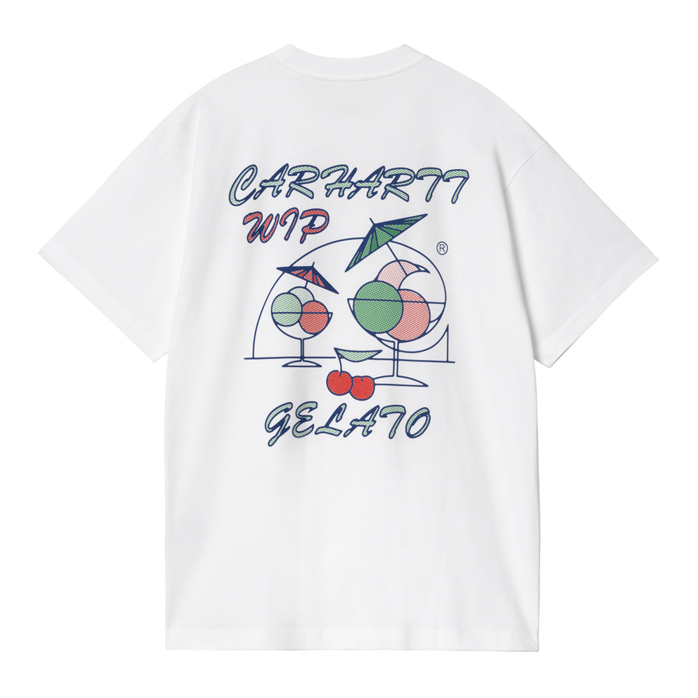 さらに100円引き◆CARHARTT◆S/S GELATO T-SHIRT Relaxed Fit Gelato T-Shirt White | Carhartt WIP | EQVVS