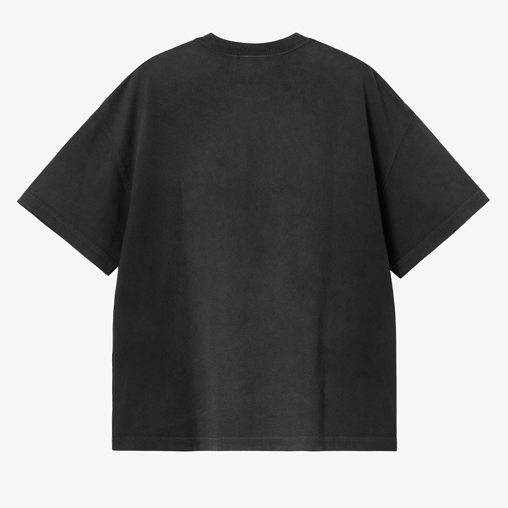 Carhartt Wip S/S Hudson Pocket Tshirt Black Chalk Wash I035140-89-5f