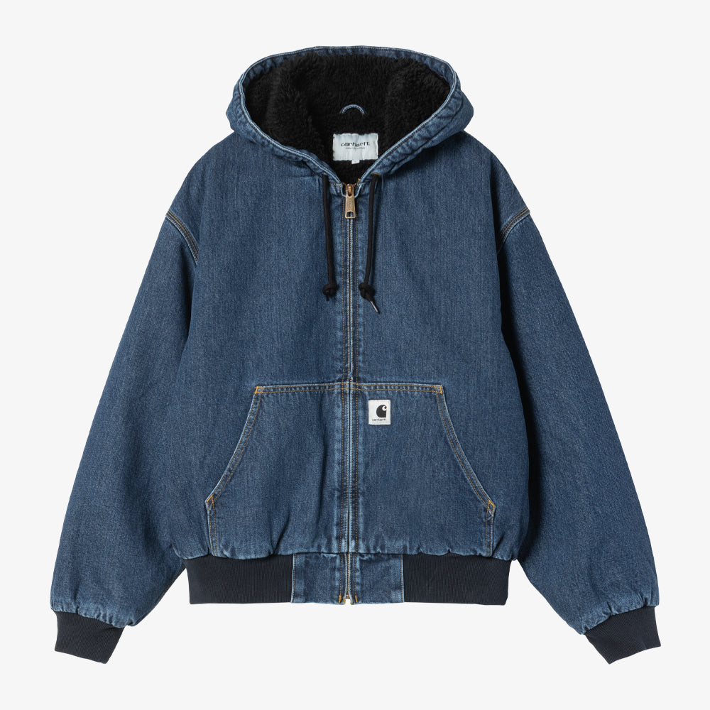 Carhartt Wip W Og Active Jacket Blue Stone Washed I032240-01-06