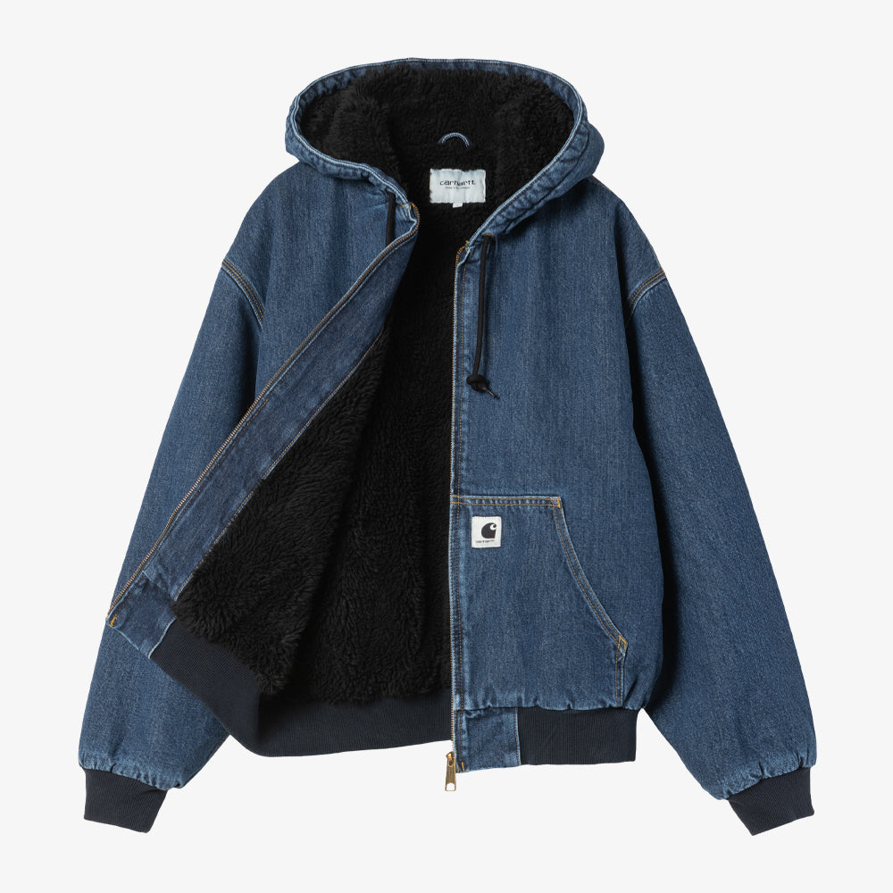 Carhartt Wip W Og Active Jacket Blue Stone Washed I032240-01-06