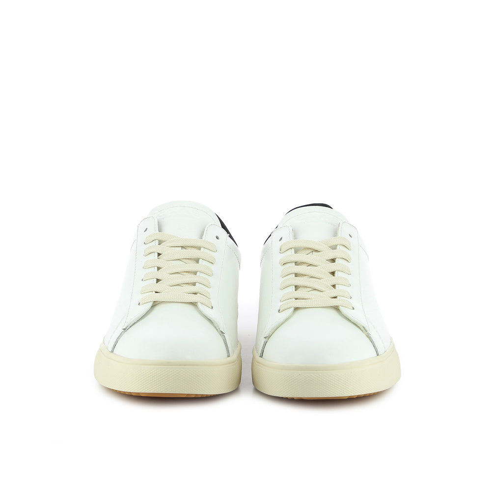 Clae Bradley White/Navy Cuir Cla01297