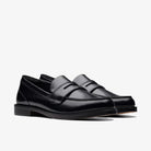 Clarks Straven Edge Leather Mocassin Black 26181277