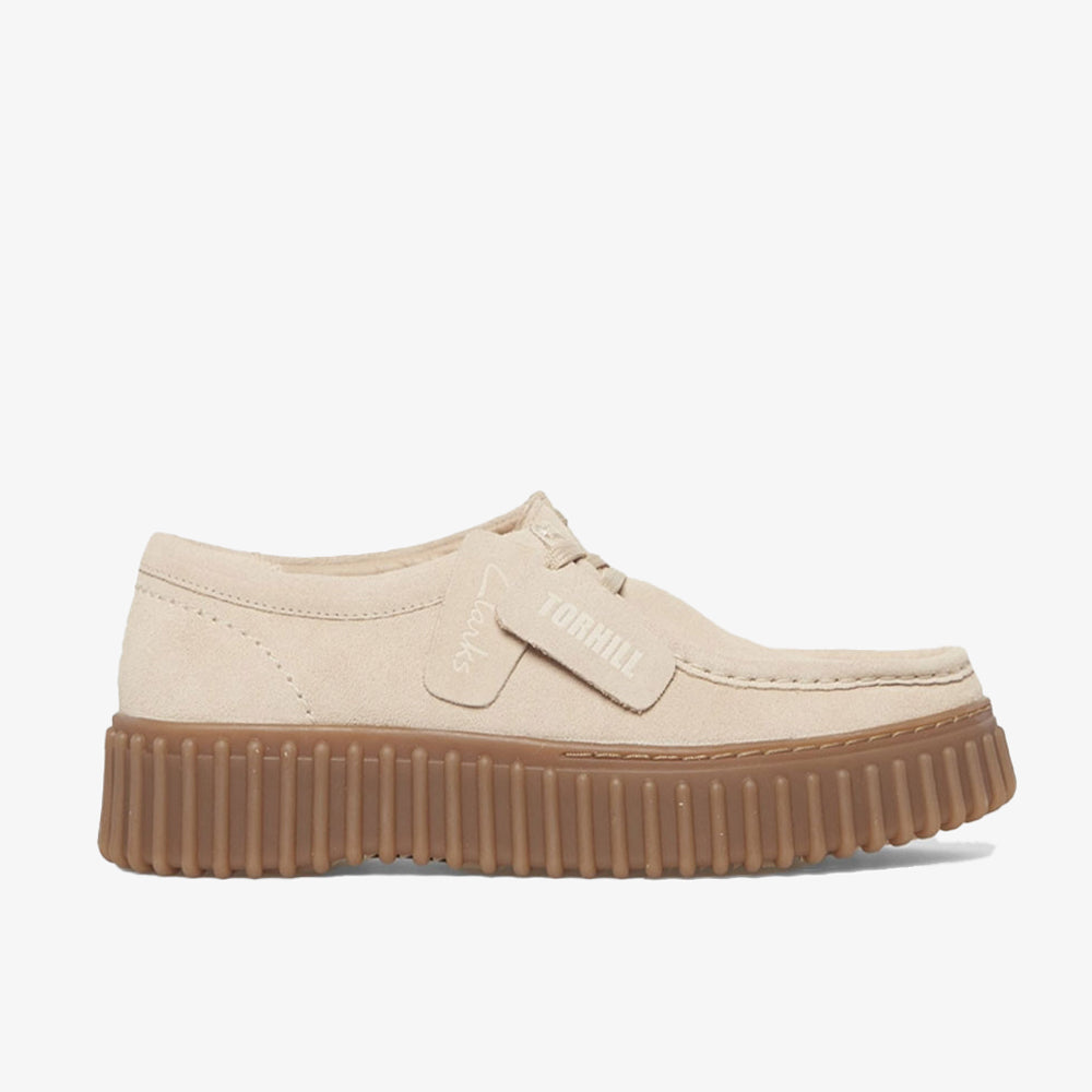 Clarks Torhill Bee Ecru Suede 26183642