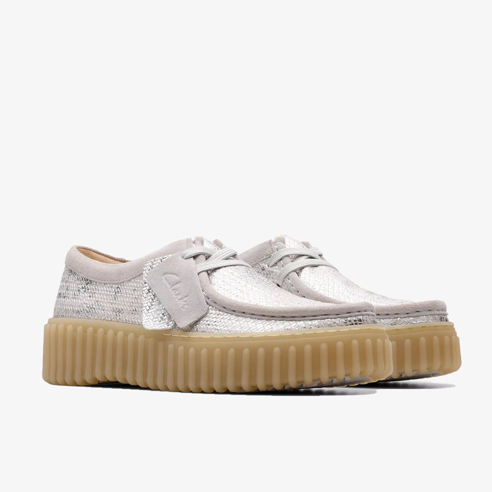 Clarks Torhill Bee Silver Metallic 26181192