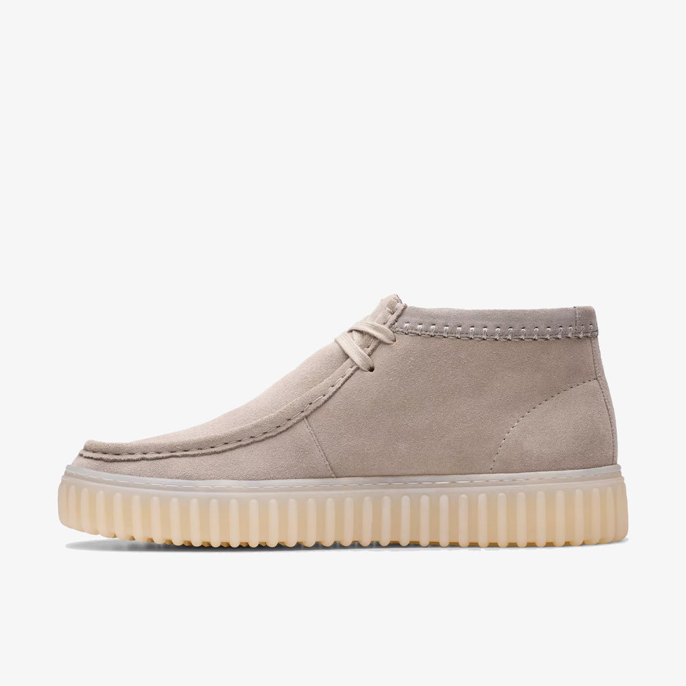 Clarks Torhill Hi Light Grey Suede 26181383