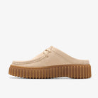 Clarks Torhill Mule Ecru Suede 26181197