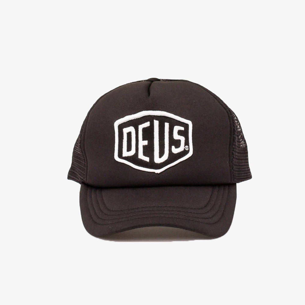 Deus Ex Machina Baylands Trucker Black White Dms07875-blw