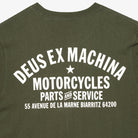 Deus Ex Machina Biarritz Address T-shirt Cypress Green Dmw41808z-cyp